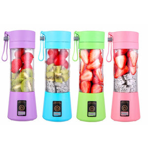 Rechargeable Mixer USB Electric Fruit Juicer Handheld Smoothie Maker Blender Stirring Mini Portable Food Processor Squeezer