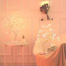 Load image into Gallery viewer, LED Copper Wire Night Light Tree Fairy Lights Home Decoration Night Lamp For Bedroom Bedside Table Lamp USB And Battery Operated