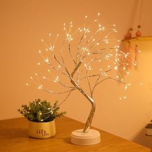 Load image into Gallery viewer, LED Night Light Mini Christmas Tree Copper Wire Garland Lamp For Kids Home Bedroom Decoration Decor Fairy Light Holiday lighting