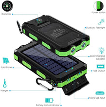 Load image into Gallery viewer, 80000mAh Portable Solar Power Bank Charging Poverbank Three defenses External Battery Charger Strong LED Light Double USB