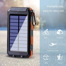 Load image into Gallery viewer, Portable Solar Power Bank 80000mAh External Battery Charging Poverbank External Battery Charger LED Light for All Smartphones