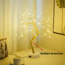 Load image into Gallery viewer, LED Copper Wire Night Light Tree Fairy Lights Home Decoration Night Lamp For Bedroom Bedside Table Lamp USB And Battery Operated