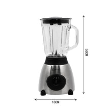 Load image into Gallery viewer, 1.5L Stationary Glass Blender 2 in 1 Fruits Juicer Machine Electric Bean Blender Mixer 5 Speeds Juice Extractor 1000W