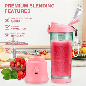 Portable Blender Mini Juicer Machine Shakes Smoothie Blender Rechargeable Blender Bottle Electric Juicer For Orange Fruit Mixers