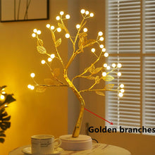 Load image into Gallery viewer, LED Copper Wire Night Light Tree Fairy Lights Home Decoration Night Lamp For Bedroom Bedside Table Lamp USB And Battery Operated