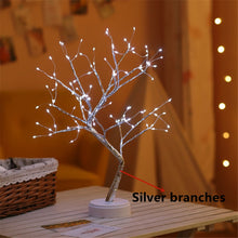 Load image into Gallery viewer, LED Copper Wire Night Light Tree Fairy Lights Home Decoration Night Lamp For Bedroom Bedside Table Lamp USB And Battery Operated