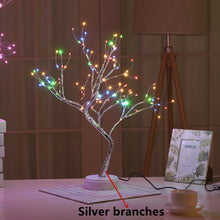 Load image into Gallery viewer, LED Copper Wire Night Light Tree Fairy Lights Home Decoration Night Lamp For Bedroom Bedside Table Lamp USB And Battery Operated