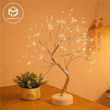 Load image into Gallery viewer, LED Night Light Mini Christmas Tree Copper Wire Garland Lamp For Kids Home Bedroom Decoration Decor Fairy Light Holiday lighting