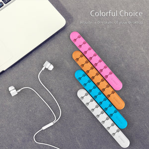 ORICO Cable Holder Silicone Cable Organizer USB Winder Desktop Tidy Management Clips Holder For Mouse Keyboard Earphone Headset