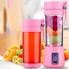 Load image into Gallery viewer, Rechargeable Mixer USB Electric Fruit Juicer Handheld Smoothie Maker Blender Stirring Mini Portable Food Processor Squeezer