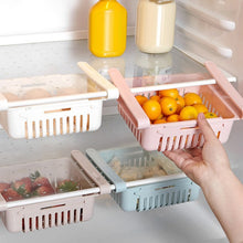 Load image into Gallery viewer, Multifunction Kitchen Refrigerator Storage Basket Rack Fridge Freezer Shelf Holder Pull-out Plastic Drawer Organiser Space Saver