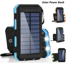 Load image into Gallery viewer, 80000mAh Portable Solar Power Bank Charging Poverbank Three defenses External Battery Charger Strong LED Light Double USB