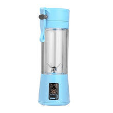 Load image into Gallery viewer, 380ML 2/4/6 Blades Handhels Juicer Bottle Portable Mini USB Electric Fruit Citrus Lemon Juicer Blender Squeezer Reamer Machine