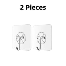 Load image into Gallery viewer, Transparent Strong Self Adhesive Door Wall Hangers Hooks Suction Heavy Load Rack Cup Sucker for Home and Kitchen Bathroom