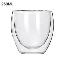 Load image into Gallery viewer, New 6Pcs 80ml 2.7oz Glass Double Walled Heat Insulated Tumbler Espresso Tea Cup coffee mug tazas de ceramica creativas