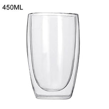 Load image into Gallery viewer, New 6Pcs 80ml 2.7oz Glass Double Walled Heat Insulated Tumbler Espresso Tea Cup coffee mug tazas de ceramica creativas