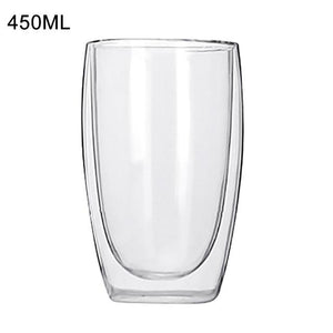 New 6Pcs 80ml 2.7oz Glass Double Walled Heat Insulated Tumbler Espresso Tea Cup coffee mug tazas de ceramica creativas