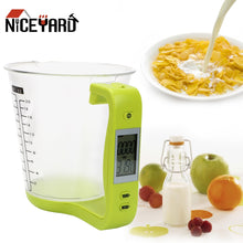 Load image into Gallery viewer, NICEYARD Electronic Measuring Cup Kitchen Scales With LCD Display Digital Beaker Host Weigh Temperature Measurement Cups