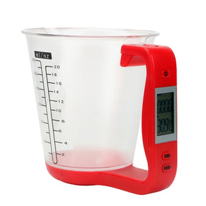 NICEYARD Electronic Measuring Cup Kitchen Scales With LCD Display Digital Beaker Host Weigh Temperature Measurement Cups