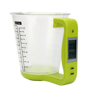 NICEYARD Electronic Measuring Cup Kitchen Scales With LCD Display Digital Beaker Host Weigh Temperature Measurement Cups