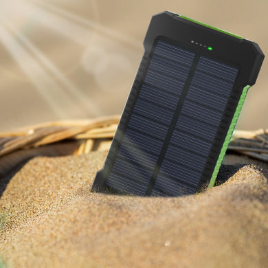 Iphone 6 7 8 20000 mah Portable Solar Power Bank 20000mAh External Battery DUAL USB powerbank Charge Phone Charger