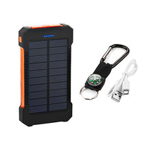 Load image into Gallery viewer, Iphone 6 7 8 20000 mah Portable Solar Power Bank 20000mAh External Battery DUAL USB powerbank Charge Phone Charger