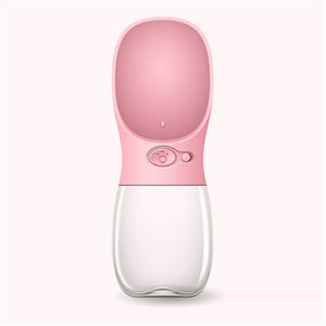 DOGBABY 350ML/500ML Portable Pet Dog Water Bottle Travel Puppy Cat Drink Bowl Outdoor Outside Pet Water Squeeze Dispenser Feeder